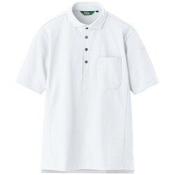 AZ50013-001-SS [アイトス 半袖エコポロシャツ（男女兼用）AZ50013 ホワイト SS]