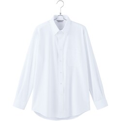 AZ634061-001-3L [ピエ メンズ長袖ボタンダウンシャツAZ634061 ホワイト 3L]