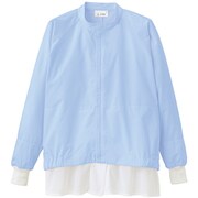 AZ861030-007-5L [アイトス COMFORT FIT 衛生白衣 長袖比翼ジャンバー（男女兼用）AZ861030 サックス 5L]