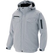 AZ8971-103-5L [アイトス 防寒ブルゾン（男女兼用）AZ8971 裏地アルミ配合PUプリント シルバーグレー 5L]