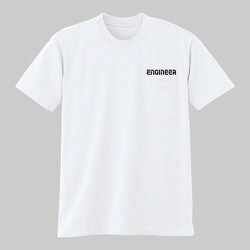ENG-10L [ENGINEER エンジニアTシャツ 白 L]