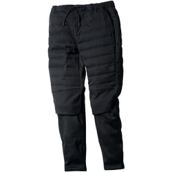 DG600-49-L [クロダルマ 中綿入アクティブパンツ ブラック L]