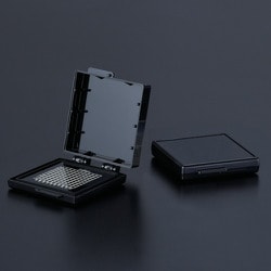 GC00-16030 [EXSEAL 精密デバイス搬送ケース ゲルベース2インチ 黒 メッシュE5 Lタイプ 10個入]