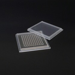 GC00-16043 [EXSEAL 精密デバイス搬送ケース ゲルベース4インチ 透明 フラットF5 10個入]