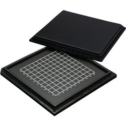 GC00-16051 [EXSEAL 精密デバイス搬送ケース ゲルベース4インチ 黒 メッシュE7 10個入]