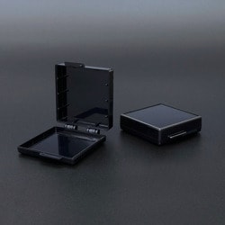 GC00-16056 [EXSEAL 精密デバイス搬送ケース ゲルベース2インチ トレイ無し 黒 フラットF5 Hタイプ 10個入]