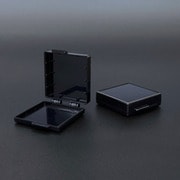 GC00-16056 [EXSEAL 精密デバイス搬送ケース ゲルベース2インチ トレイ無し 黒 フラットF5 Hタイプ 10個入]