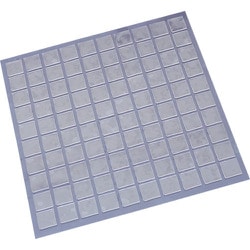 EXSEAL 耐震ゲル 転倒防止シート ゲルタック お徳用 20×20×2mm（角型） GT01-22015