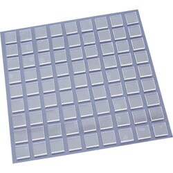 GT01-22021 [EXSEAL 耐震ゲル 転倒防止シート ゲルタック お徳用 20×20×5mm（角型）]