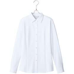 HCB4001-001-23 [ピエ 長袖ブラウスHCB4001 ホワイト 23]