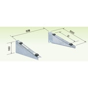 オーケー器材 エアコン室外機架台 RAキーパー ブラケット架台 80kgタイプ K-KTZ7G