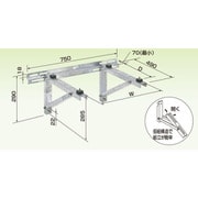オーケー器材 エアコン室外機架台 RAキーパー 壁面置台ブラケットタイプ 80kgタイプ K-KTZ7G2