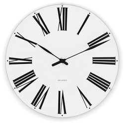 掛時計 Roman Wall Clock 21cm white/black AJ43632