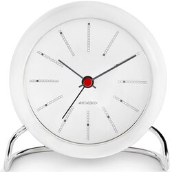 置き時計 Bankers Table Clock 11cm white AJ43675