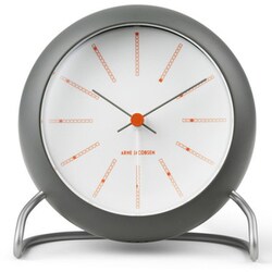 置き時計 Bankers Table Clock 11cm dark grey AJ43694