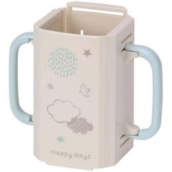 飲料 ドリンク ホルダー 紙パック HappyDays 折りたたみ ハンドル付き スライド式 介助用品 4.3×4.5～6.8cm 日本製 DHP3