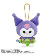 6596 まめきちまめこ×サンリオキャラクターズ ぷりぬいマスコット ボールチェーン付き クロミ