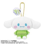 6599 まめきちまめこ×サンリオキャラクターズ ぷりぬいマスコット ボールチェーン付き シナモロール