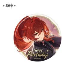 原神】ディルック ホヨフェア缶バッジ＋カードセット新品 - メルカリ