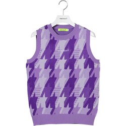 VH24FW 012-42971-083PU 042 [L千鳥柄ベスト]