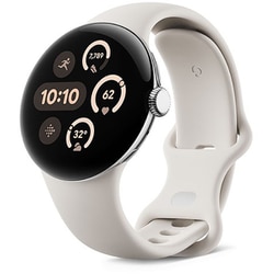 GooglePixel Watch3 41mm Polished Silver/Porcelain