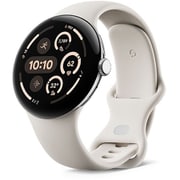 GooglePixel Watch3 45mm Polished Silver/Porcelain