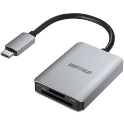 UHS-II対応 USB3.2(Gen1) Type-Cカードリーダー シルバー BSCR510U3CSV