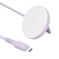 Qi2 ワイヤレス充電器 スタンド付き ペールアイリス MOT-QI15W02-PU