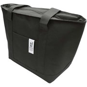 BigBee 保冷 保温 トートバッグ Mサイズ 12L シックブラック サイドポケット付き 保冷剤ポケット付き