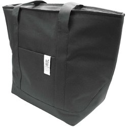 BigBee 保冷 保温 トートバッグ Lサイズ 20L シックブラック サイドポケット付き 保冷剤ポケット付き