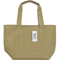 BigBee 保冷 保温 ランチバッグ トートバッグ Sサイズ 9L サンドベージュ サイドポケット付き 保冷剤ポケット付き