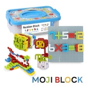 文字ブロック MOJIBLOCK 数字 スターターボックス 5色 104pcs [ブロック玩具]
