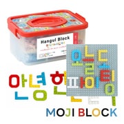 文字ブロック MOJIBLOCK ハングル スターターボックス 5色 142pcs [ブロック玩具]