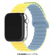 ALG-WS01YEBL [Apple Watch 38/40/41用 シリコンマグネットバンド イエローブルー]