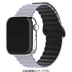ALG-WS01GYBK [Apple Watch 38/40/41用 シリコンマグネットバンド グレーブラック]