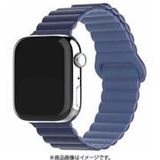 ALG-WM01NVBL [Apple Watch 42/44/45/49用 シリコンマグネットバンド ネイビーブルー]