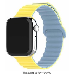 ALG-WM01YEBL [Apple Watch 42/44/45/49用 シリコンマグネットバンド イエローブルー]