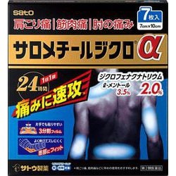 サロメチールジクロα 7枚 [第2類医薬品 プラスター・テープ剤 ※セルフメディケーション税制対象商品]