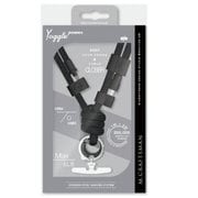充電ケーブル内蔵ショルダーストラップ USB-A to USB-typeC オールブラック YogglePower-ABK