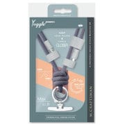 充電ケーブル内蔵ショルダーストラップ USB-A to USB-typeC パープルブルー YogglePower-Pblue