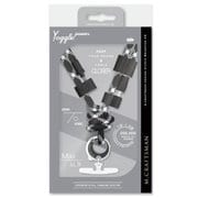 充電ケーブル内蔵ショルダーストラップ USB-A to USB-typeC ブラック&ホワイト YogglePower-BK&WH