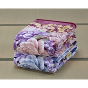 FLa33449 [豪華な花柄ニューマイヤー毛布 4枚組]