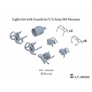 P35-260 1/35 WWII アメリカ M4シャーマン用 ライト/ライトガードセット [プラモデル用パーツ]