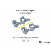 P35-400 1/35 WWII ドイツ I号戦車用可動履帯 （ドラゴン/ホビーボス/タコム用） [プラモデル用パーツ]