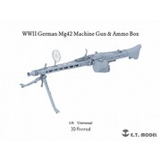 P06-001 1/6 WWII ドイツ MG42機関銃&ドラム弾倉 [プラモデル用パーツ]
