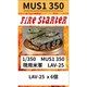 FS-MUS1_350 1/350 MUS1 350 現用米軍 LAV-25 [プラモデル用パーツ]