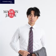 ドビーニットスリムフィットシャツ 日本製 ホワイト M3986サイズ SNKN24-074FM