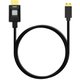 4kP60 Locking HDR Mini to Full HDMI 30cm High Speed Cable ATOM4K60L2