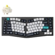 Q10 Max(Aliceレイアウト) QMK/VIA ワイヤレス カスタム・メカニカルキーボード - RGB - US配列 - カーボンブラック / Gateron Jupiter スイッチ(ホットスワップ)バナナ軸 Q10M-M4-US