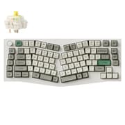 Q10 Max(Aliceレイアウト) QMK/VIA ワイヤレス カスタム・メカニカルキーボード - RGB - US配列 - シェルホワイト / Gateron Jupiter スイッチ(ホットスワップ)バナナ軸 Q10M-P4-US